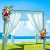 Fleurs décoratives pour arc de mariage, couronne faite à la main, fleurs artificielles, Swag, pour signe de bienvenue, arrière-plan de Table, accessoires de décoration d'arbre, 2 pièces