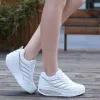 Schoenen ontwerper wit platform sneakers casual schoenen dames teniet feminino dames wiggen schoenen schoenen mand femme trainers vrouwen