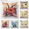 Kuddefodral Nordic Autumn Home Decoration Flying Cover SOFA CUSHION COVER 45x45cm 45 * 45 50x50 40x40 Strand kring estetik Y240407