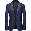 Mode hommes décontracté Boutique affaires impression personnalisée Slim Fit Blazers veste costume robe manteau grande taille 6XL 240318