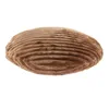 Chair Covers Replacement Seat Pad Cover- Strip Velvet - Fit 40cm Round Cushions