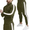 Heren Trainingspakken Plus Size Herfst Katoen Casual Mannelijke Jogging Zip Trui Sportkleding Broek 2 Stuk Sets Running Sport Pak 240325