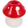 Vases Mushroom Ornament Candlestick Shape Holder Decorative Menorah Ceramics Display Stand Desk Modeling Mushrooms