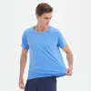 Outfit 2023 Men Sport Yoga Running Casual Tshirt Jogging Fitness Racing Workout Tops Quick Dry Training Gym Athletic Clothtshirt Tee To