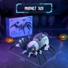 Simulation Electric Remote Control Spray Spider Light Music Animal Dancing Mechanical Dinosaur Children Wireless RC Pet Toy Gift 240321