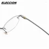 Lunettes de soleil Cadres Eleccion Haute Qualité Pure Titanium Round Rimless Lunettes Hommes Designer Lunettes Femmes Optique Lunettes Cadre