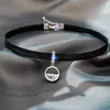 Anhänger Halsketten Koreanische Mode Samt Choker Halskette für Frauen Vintage Sexy Spitze Halskette mit Anhänger Gothic Girl Hals Schmuck Zubehör 240401