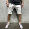 Mode d'été décontracté coupe ajustée hommes Stretch jean court haute qualité élastique Denim Shorts 240327