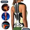 Suporte para costas coluna cinta imps corretor de postura para homens mulheres shoder alívio da dor no pescoço alisador lombar entrega de gota esportes ao ar livre otauv