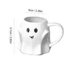 Tasses mignon fantôme eau tasse créative tasse en céramique après-midi thé café dessin animé Halloween cadeau famille collègue pour le bureau à domicile