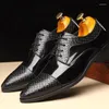 Klädskor Herrens formella brogues Men Business Office Daily Social Designer Bröllop Luxury Elegant Male M907