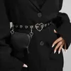 Bälten Nya mini Love Belt Heart Shaped Wallet Womens Decoration Fashion Cute Cone Liten midjeplånbok Löstagbart Womens Belt Q240401