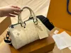 Kadın Keep Yastık Çantası Erkekler Kee Paalls 25 Bir omuz çantası lüks çanta Boston çanta tasarımcısı çapraz vücut seyahat çantası bagaj çantası