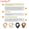 Förlängningar Uesoels Human Hair Extensions Tejp i rak sömlös osynlig maskin Made Tape på Remy Adhesive Extension 16 tum 1,5 g/set