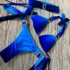 2024 Sexy Crystal Braziliaanse Bikini Sets Driehoek Badmode S Badpak Gstring Badpak Biquini Beachwear 240321