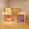 Cat Carriers Cage Home Indoor Super Large Free Space House Cabinet Luxury Villa Small Pet Multi-layer Anti-jailbreak Metal