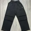 Designer Die richtige Version von „Poison Family“ Hochwertige BL Family-Hose mit doppelter Taille und weitem Bein OS Loose Fit für Männer und Frauen ZBW7