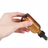 Storage Bottles 1Pc 4oz Amber Glass With Dropper 120ml Empty Container Refillable Bottle Lab Chemicals