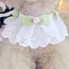 Vêtements pour chiens, nœuds de bavoir, bijoux, serviette de salive, vêtements pour animaux de compagnie, écharpe de chat, accessoires mignons, broderie de dessin animé