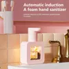 Liquid Soap Dispenser 400ml Cartoon Cute Pet Foam Wall Mounted Touchless Sensor USB Charging Smart Infrared Hand Washe