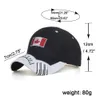 Zhongmei printemps/été nouveau produit noir et blanc contraste drapeau canadien brodé Baseball langue de canard chapeau B635