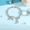 Chain FNIO Bohemian Womens Bracelet Fashion Multi layered Bead Chain Bracelet Set Charming Bracelet Jewelry Punk Q240401