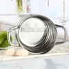 Cookware Sets High Quality 304 Stainless Steel Pots Thickness 20cm-26cm 3-Ply Sandwiched Base Casserole Large Capacity Panela