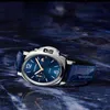 Mens Sports Watch Designer Luxury Watch Panerrais Fiber Automatisk mekanisk klocka Navy Diving Series Hot Selling varor Ytyg