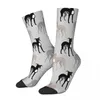 Men's Socks Funny Italian Greyhounds Retro Greyhound Dog Hip Hop Casual Crew Sock Gift Pattern Printed