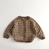 Pilover Plover Milancel Kids pulls coréens Style Plaid garçons tricot cardigans filles tricots 230809 Drop livraison de maternité bébé DHBP2