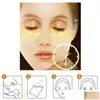 Autres articles de beauté de santé 24K Masque pour les yeux en cristal d'or Patchs de collagène Anti-âge Cernes Poches Masques hydratants Coussinets de gel pour Dhqxk