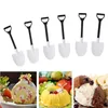 Engångs mini spade skedar kreativ glass dessert sked plastpudding spade-sked T9i002601