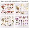 Gift Wrap 320 PCS Pressed Flower Theme Stickers Set Botanical Journaling Multicolor
