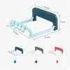 Hooks Home Bathroom Wall-mounted Foldable Hook-free Basin Bracket With Rounded Edges And Corners Storage Rack Multi-Purpose