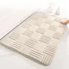 Tapis de bain antidérapant à séchage rapide, absorbant, latéral de baignoire, paillasson de salle de douche, coussin de pied de toilette, décoration de maison