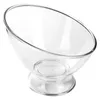 Bowls Diagonal Salad Bowl Dessert Accessory Clear Plastic Containers Dish Delicate Fruit Ice Cream Household Pp Cups