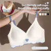 Beha's Dames Y Schattig 3/4 Cup Naadloze Bralette Dames Effen Kleur Beha Zacht Draadloos Diepe V-hals Lingerie Voor Vrouwelijke Drop Delivery A Dhidz