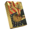 Party Favor President Trump Package Poker Gold Playing Card Wear-resistent Texas Waterproof Magic Tricks Gift