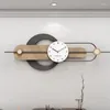 Wandklokken Ontwerp Batterij Minimalisme Eenvoudig Vintage Originaliteit Licht Luxe Europees Reloj De Pared Room Decor