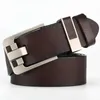 Belts BISON DENIM Genuine Leather Mens Belt Luxury Classic Pin Buckle Mens Belt High Quality Belt Retro Fashion Designer Q240401