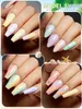 YOKEFELLOW 6PCS Pastel Gel Nail Polish Set Spring Summer Gel Polish Macaron Candy Sweet Color Soft Pink Yellow Blue Gel Polish 240318