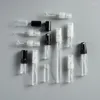Bouteilles de stockage 2ML 3ML 5ML 10ML, Mini bouteille en verre de parfum transparent, Tube à essai Portable, mince et vide, échantillon de liquide cosmétique