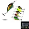 5pcslot fiske lockar kit plast crang bete 42g5 cm wobblers crankbait tackla basspinnare för 240401