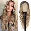 Lace Wigs Long Deep Wave Fl Front Human Hair Curly 6 Styles Female Synthetic Natural Fast Ship Drop Delivery Products Dh1Nb