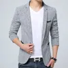 BROWON Arrival Mens Blazer Jacket Suit Wedding Prom Party Slim Fit Smart Casual Men Business 240318