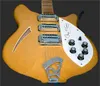 Roger Mcguinn 370 12-saitiges Board Glo Natural Semi-Hollow Jazz-E-Gitarre, glänzend lackiertes Griffbrett, 3 Tonabnehmer, eingebettetes Dreieck