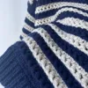2023 maglione da donna nuovo autunno e inverno maglione casual a righe in lana manica larga collo alto moda per maglione da donna