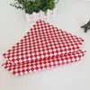 Baking Tools 100 PCS Roasting Pan Food Wrapping Paper Liners Oil Resistant Papper Red