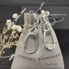 Dy Desginer David Yurma Jewelryトップ品質のイヤリングシンプルでエレガントな人気の織物ロープファッションリングDavidPunk Jewelry Band Fashion David613