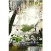 Dekoracje ślubne czarujące pomysły eleganckie sztuczne jedwabny kwiat Wisteria Vine 3forks na kawałek więcej ilości Beauti246u upuść deliv dhdnl